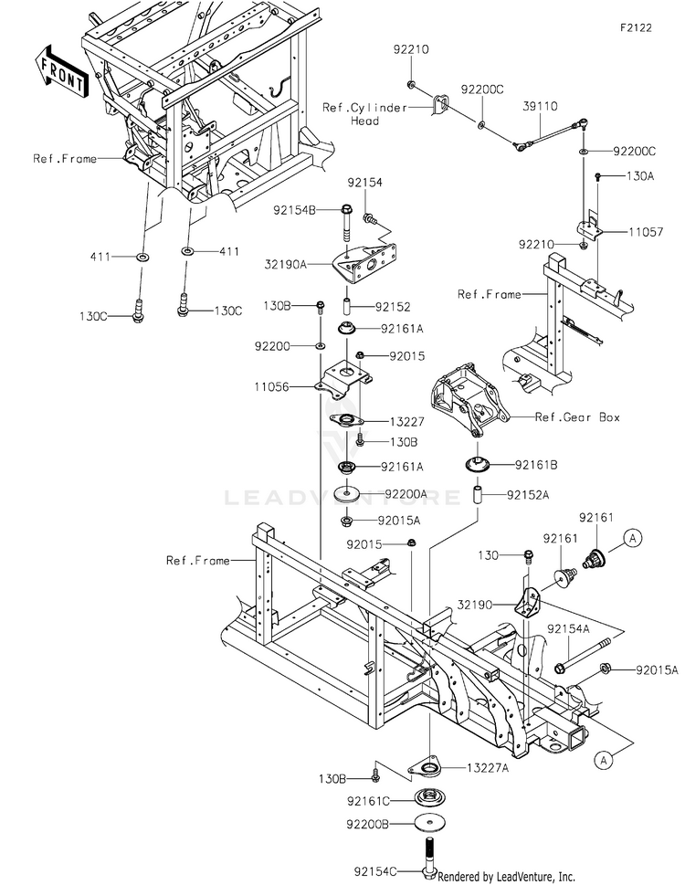 Engine Mount Schematic
