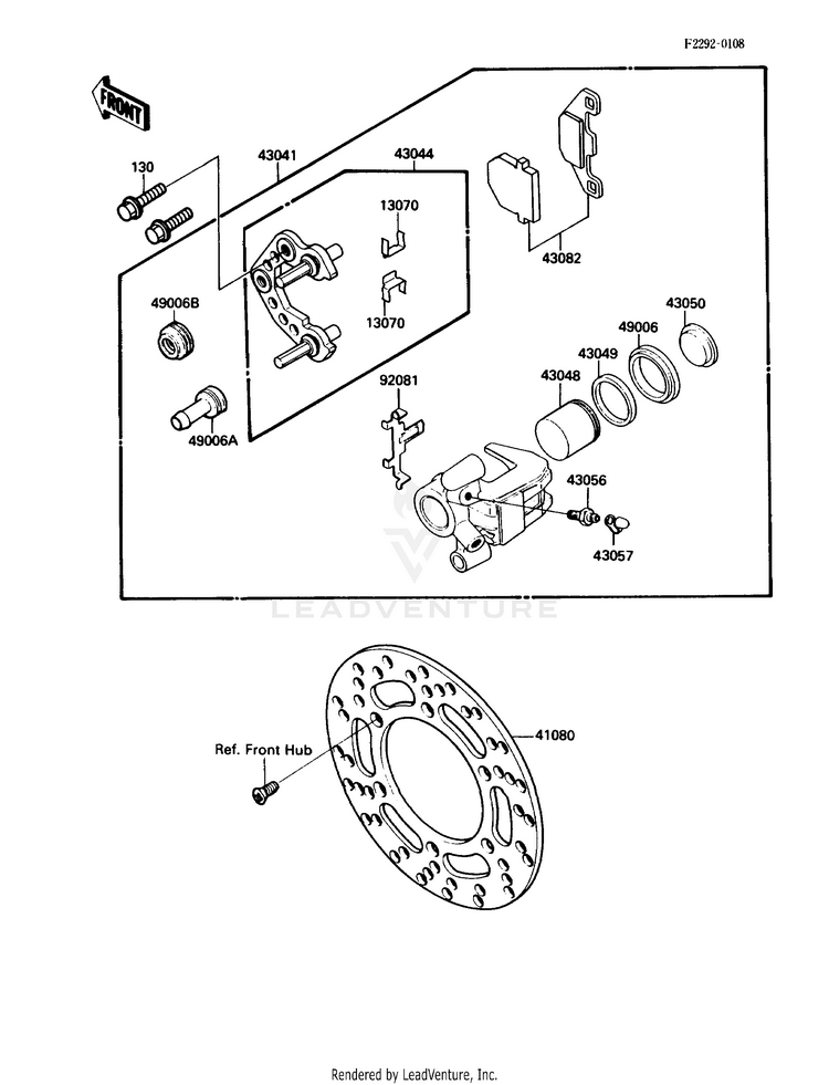 Front Brake Schematic