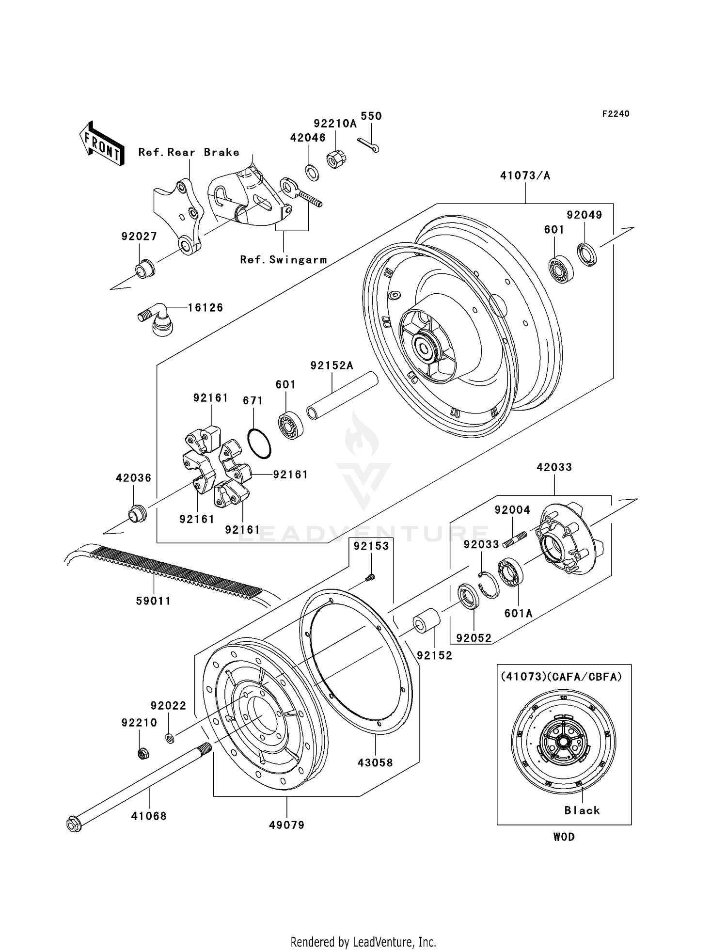 REAR WHEEL/CHAIN