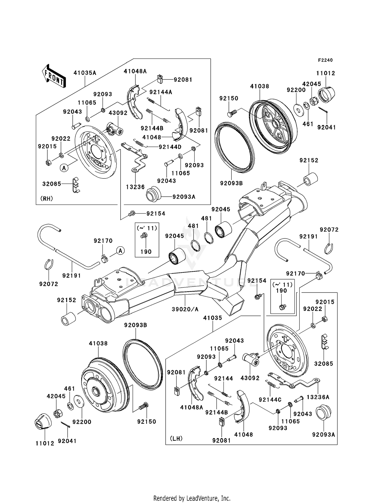 REAR HUBS/BRAKES