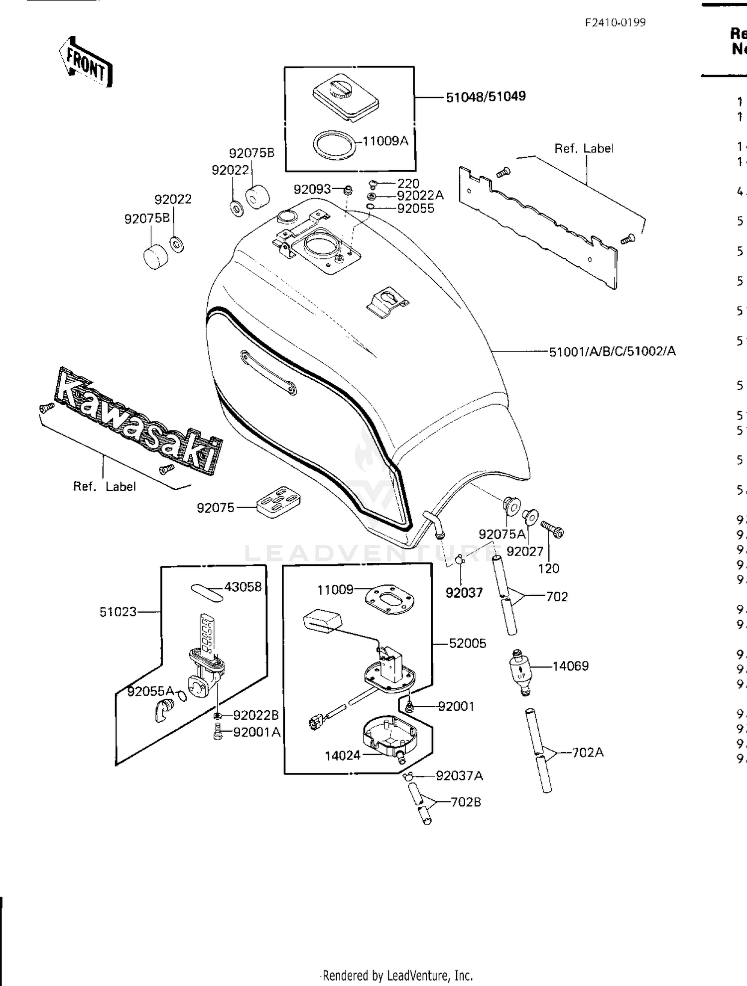 Assembly diagram