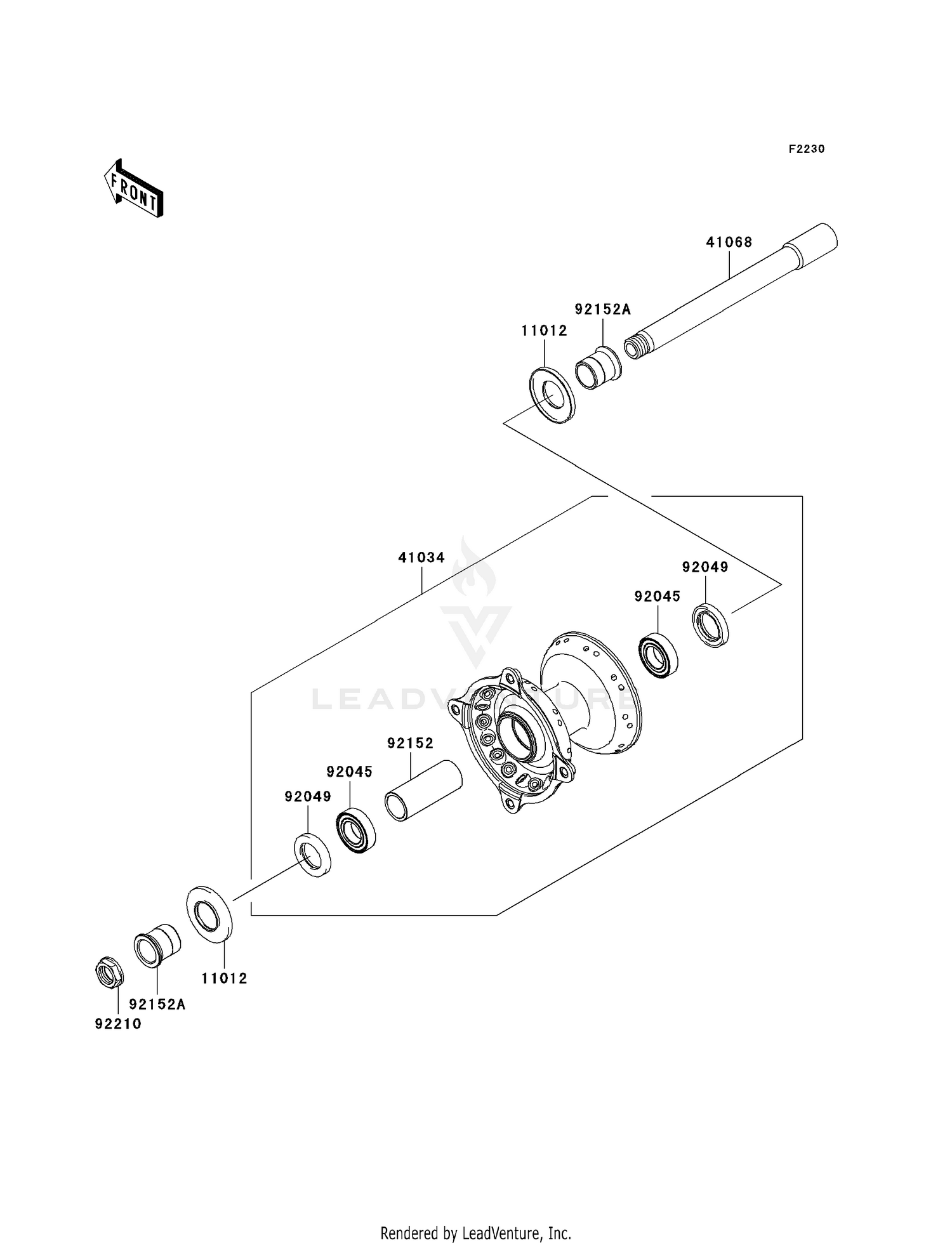 FRONT HUB