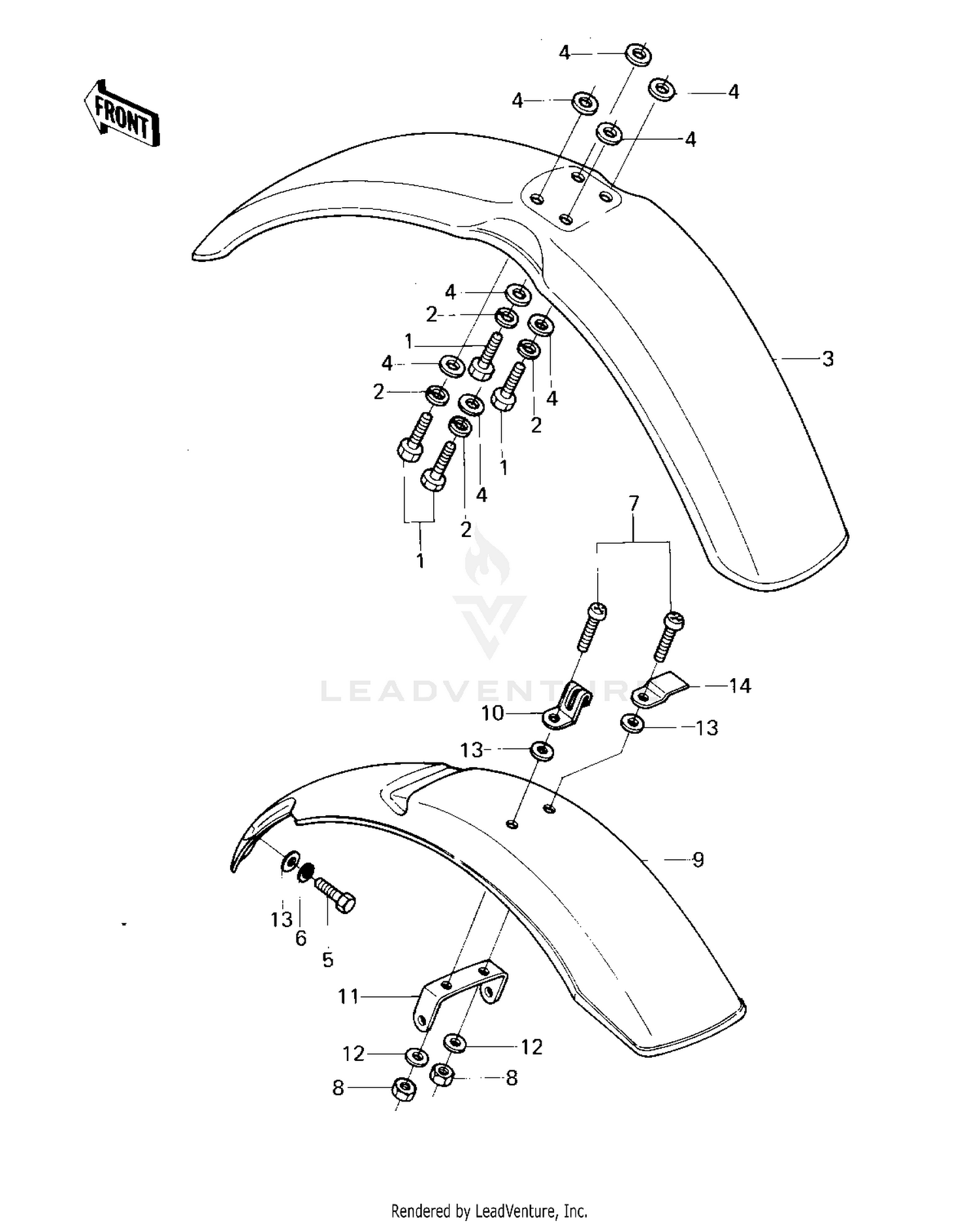 FENDERS (KM100-A6/A7)
