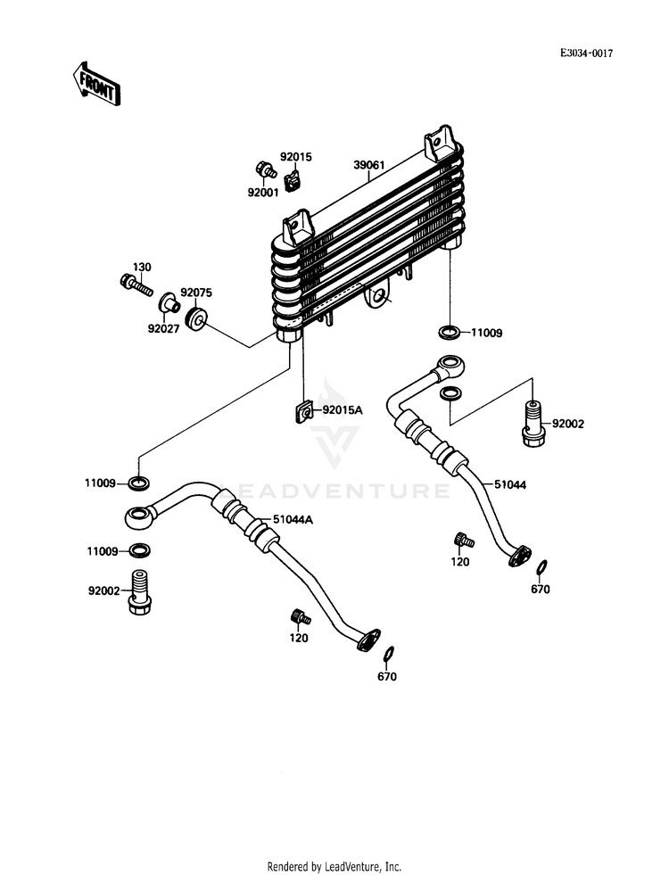 Oil Cooler Schematic