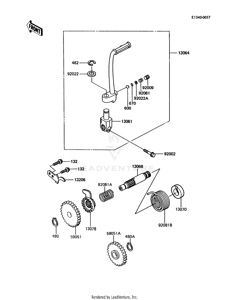 Kickstarter Mechanism Schematic