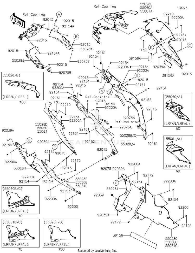 Cowling Lowers(Lrfan-Lrfbl) Schematic