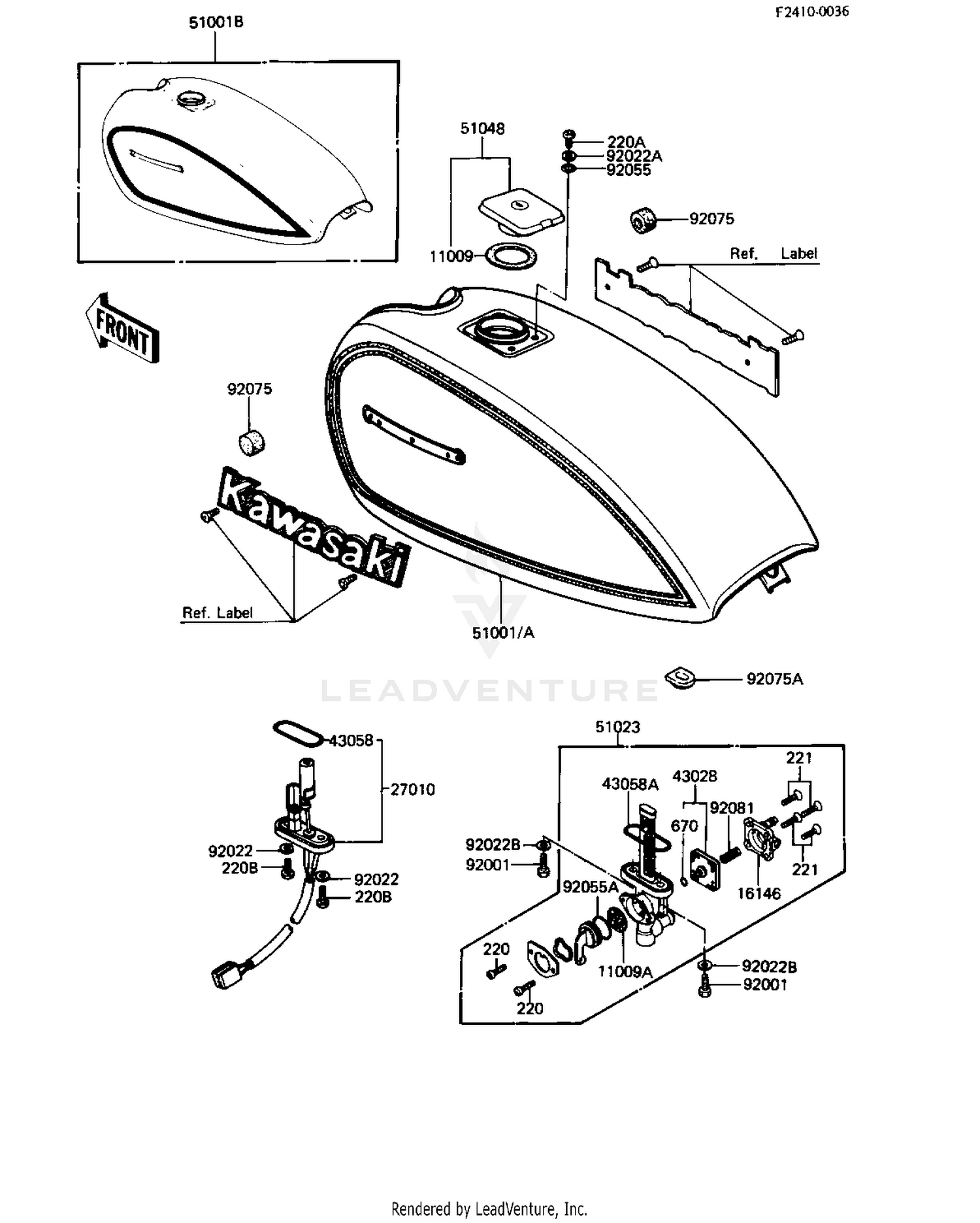FUEL TANK ('82-'83 C3/C4)