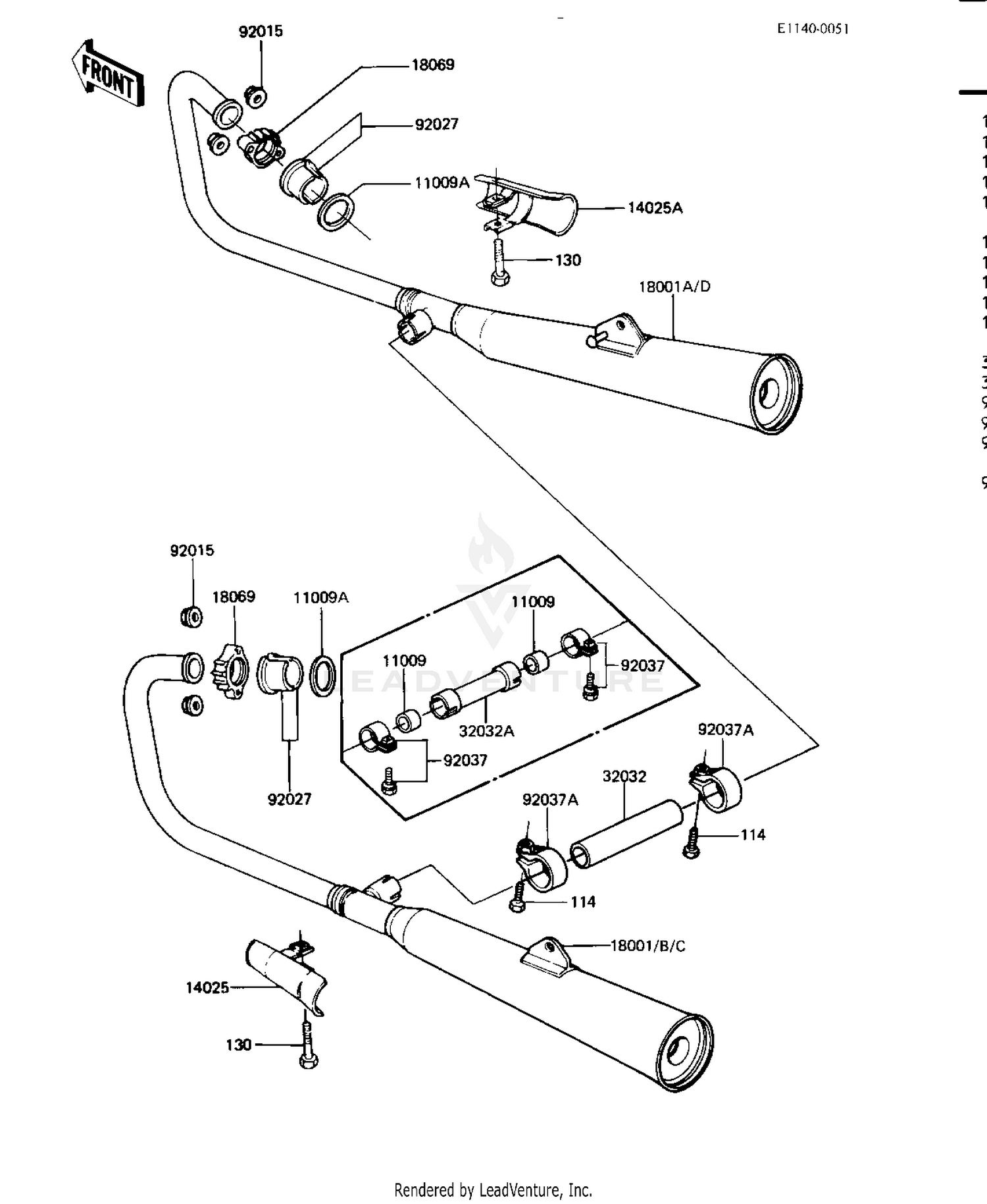 MUFFLERS ('81-'83 D2/D3/D4/D5)