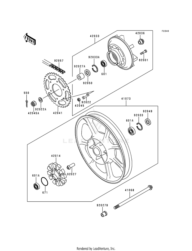 Rear Wheel/Chain Schematic