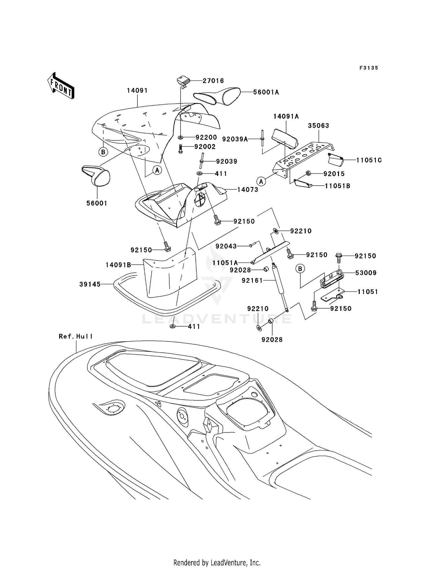 HULL FRONT FITTINGS