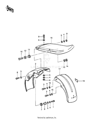 Rear Fender Schematic
