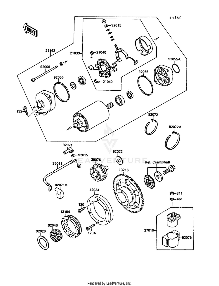 Starter Motor Schematic