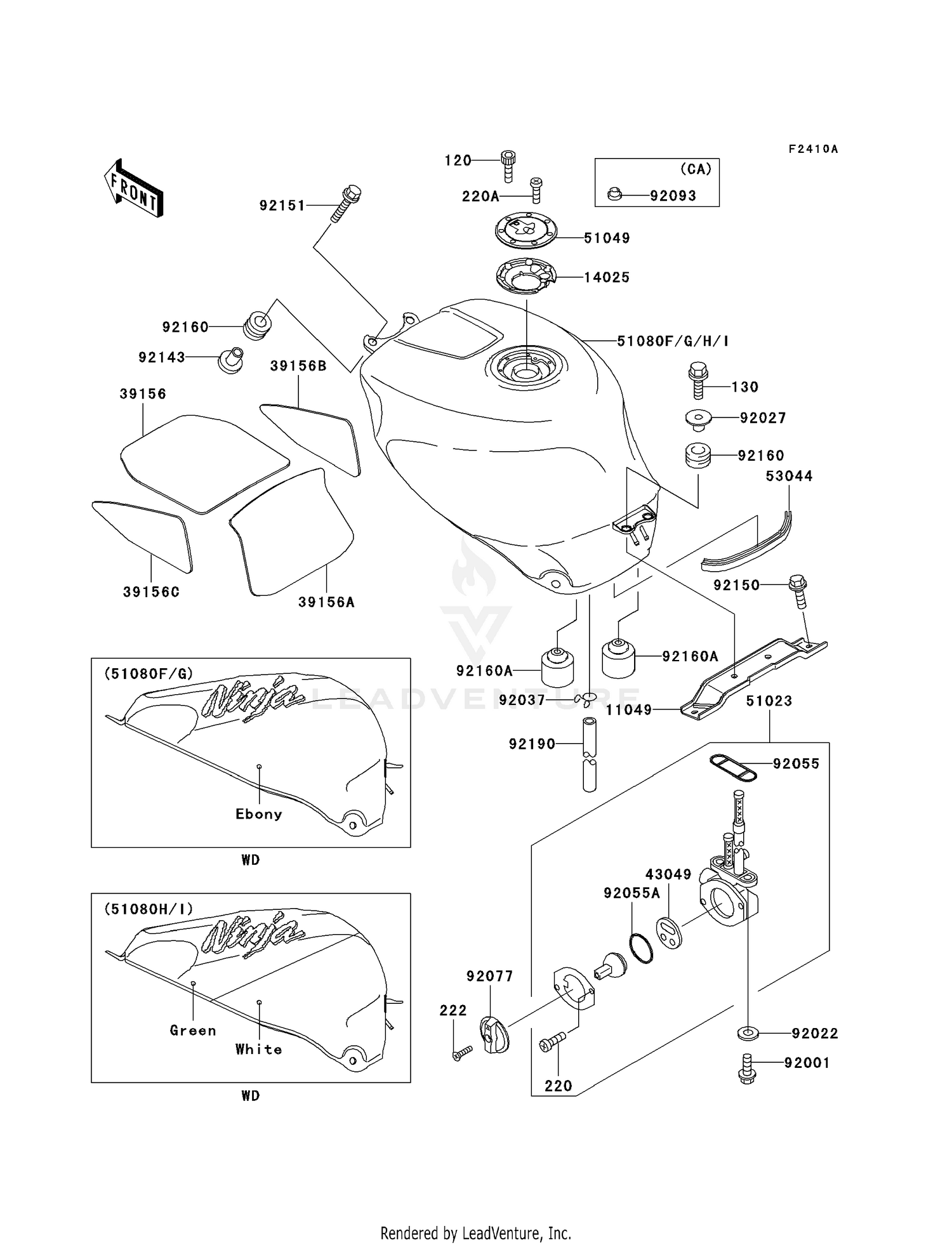 FUEL TANK (ZX750-P2)