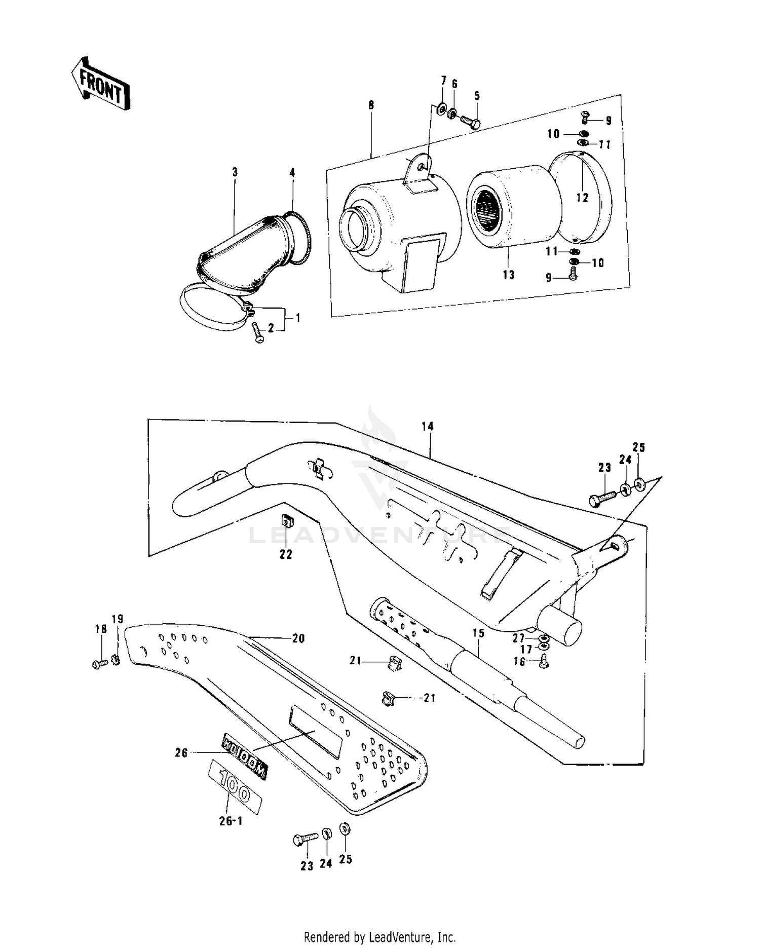 AIR CLEANER/MUFFLER