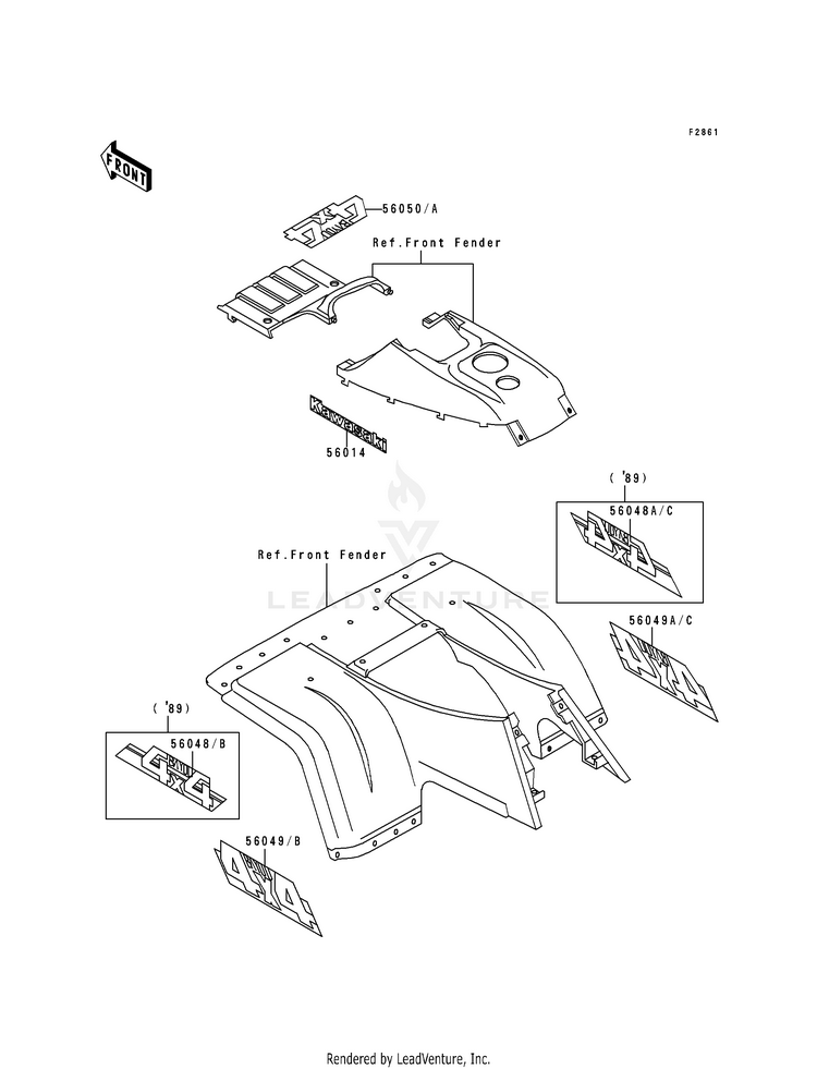 Decals (Klf300-C1/C2) Schematic