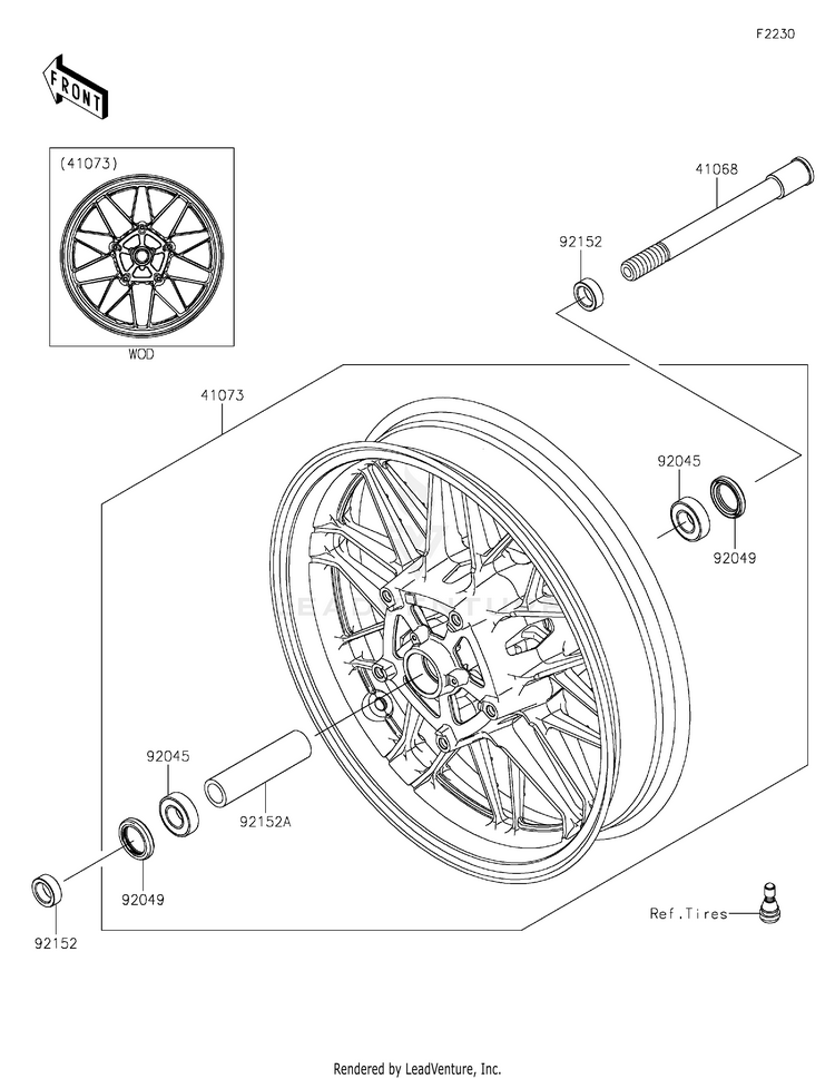 Front Wheel Schematic