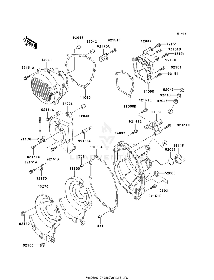 Engine Cover(S) Schematic