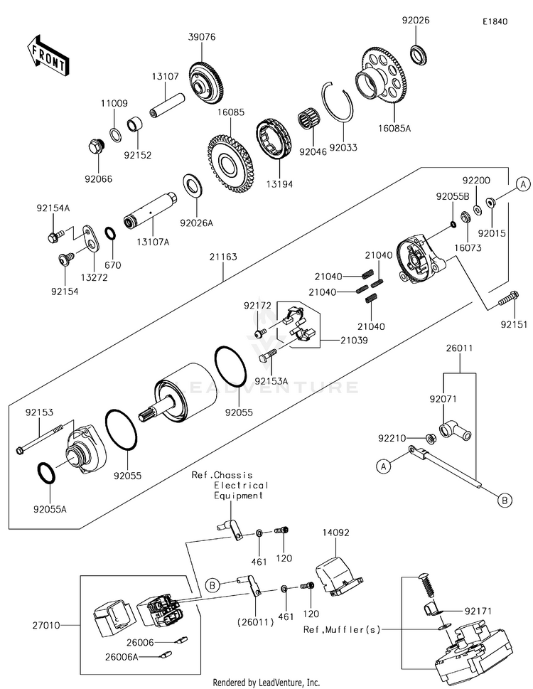 Starter Motor Schematic