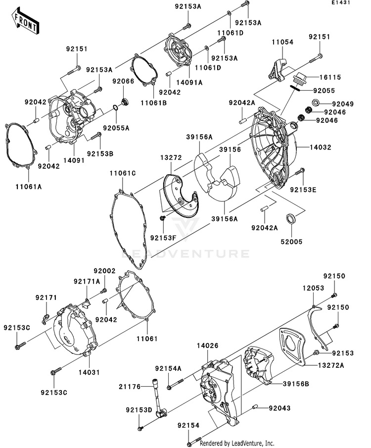 Engine Cover(S) Schematic