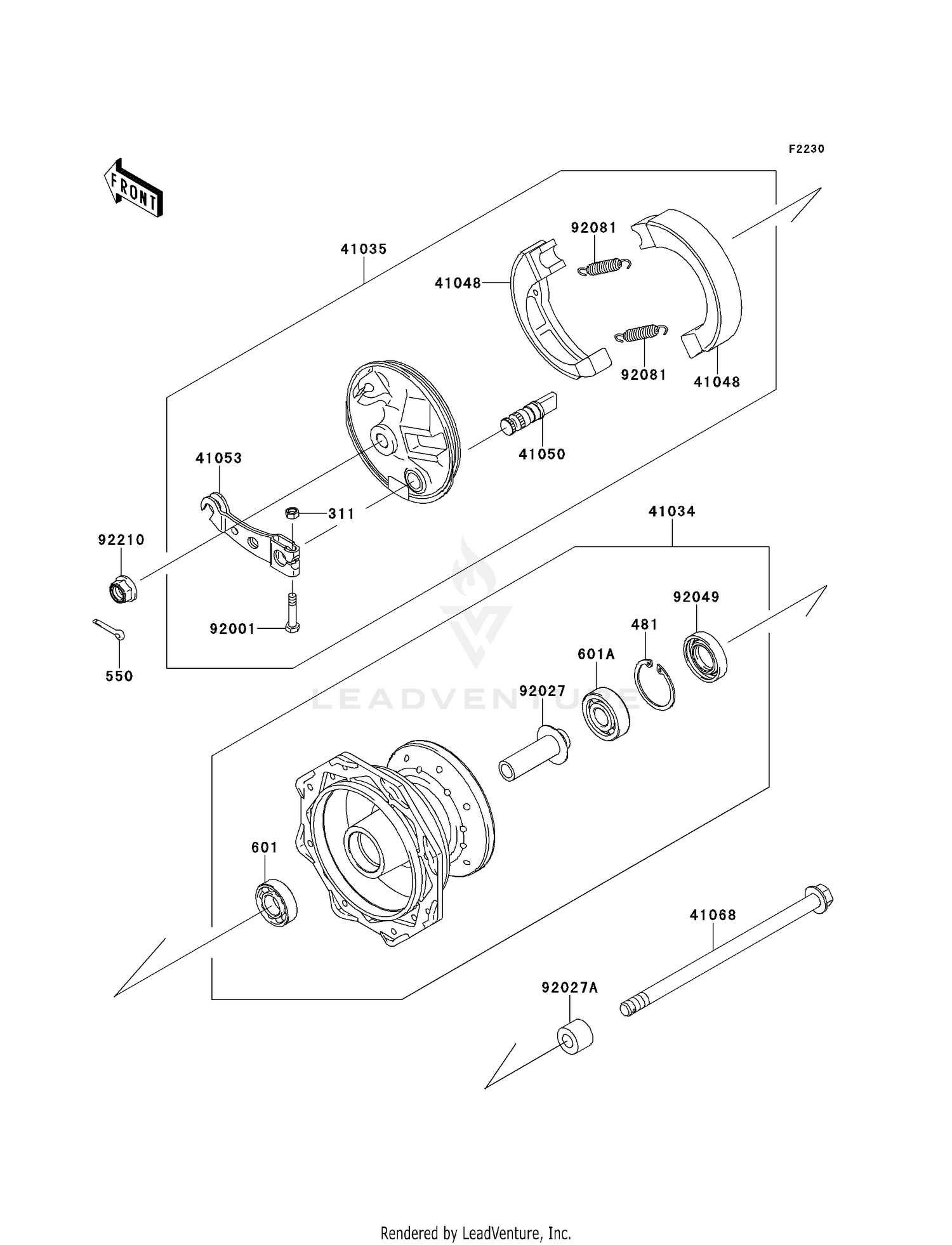 FRONT HUB