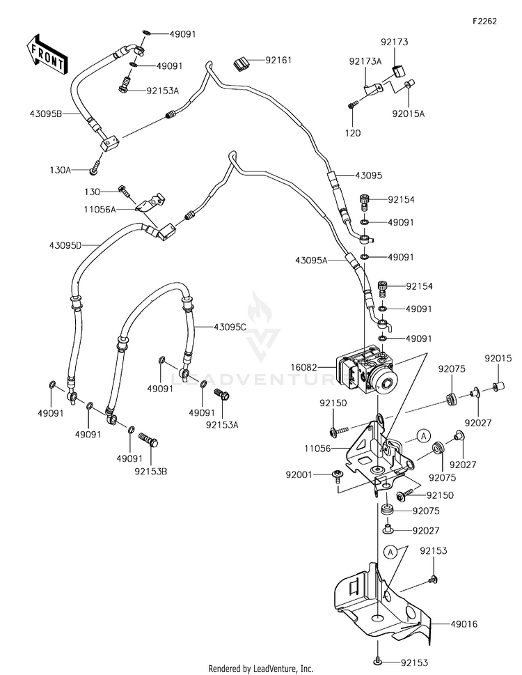 Brake Piping Schematic