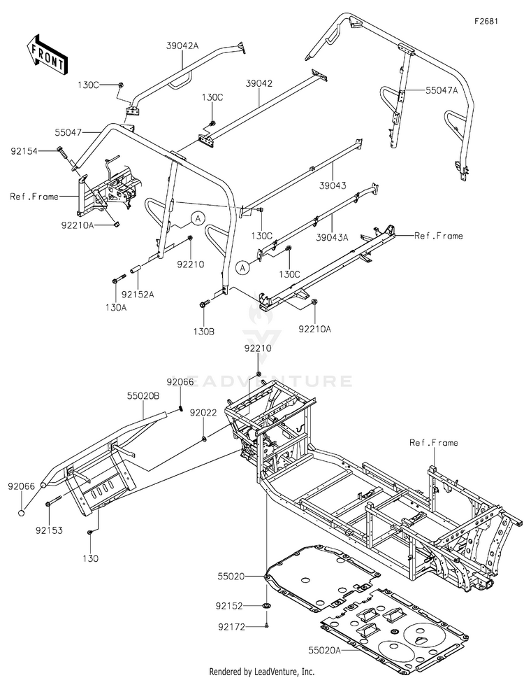 Guards/Cab Frame Schematic