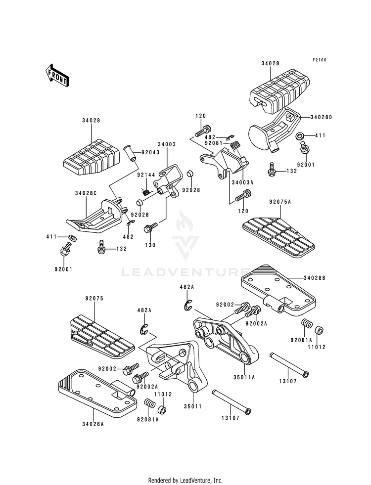 Footrests Schematic