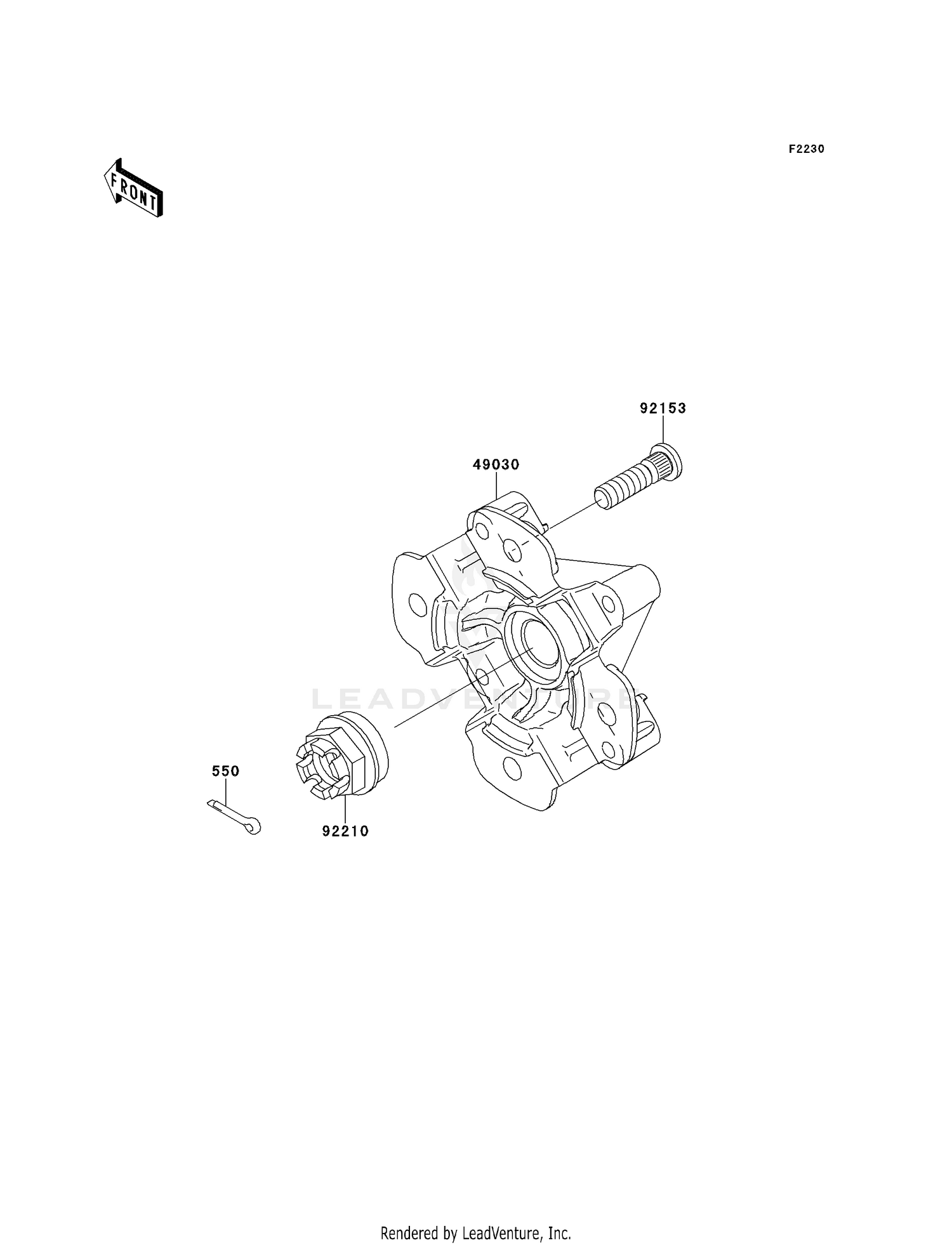 FRONT HUB
