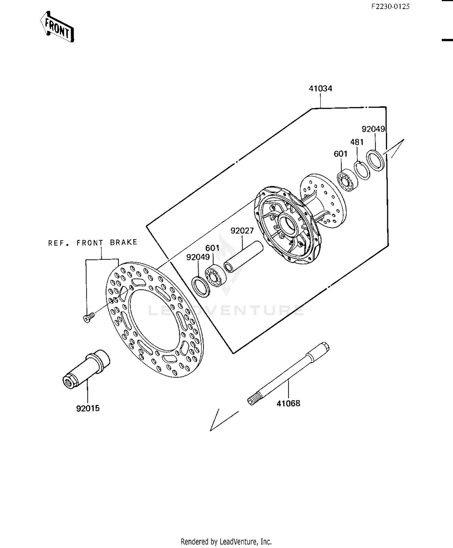 FRONT HUB