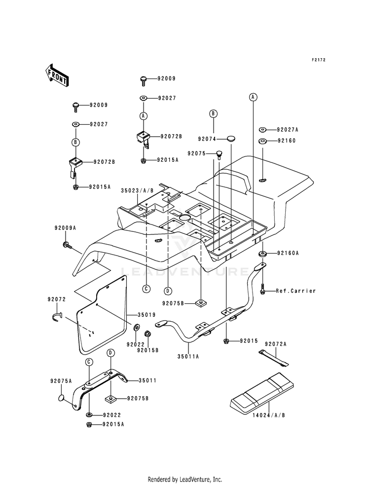 Rear Fender(S) Schematic