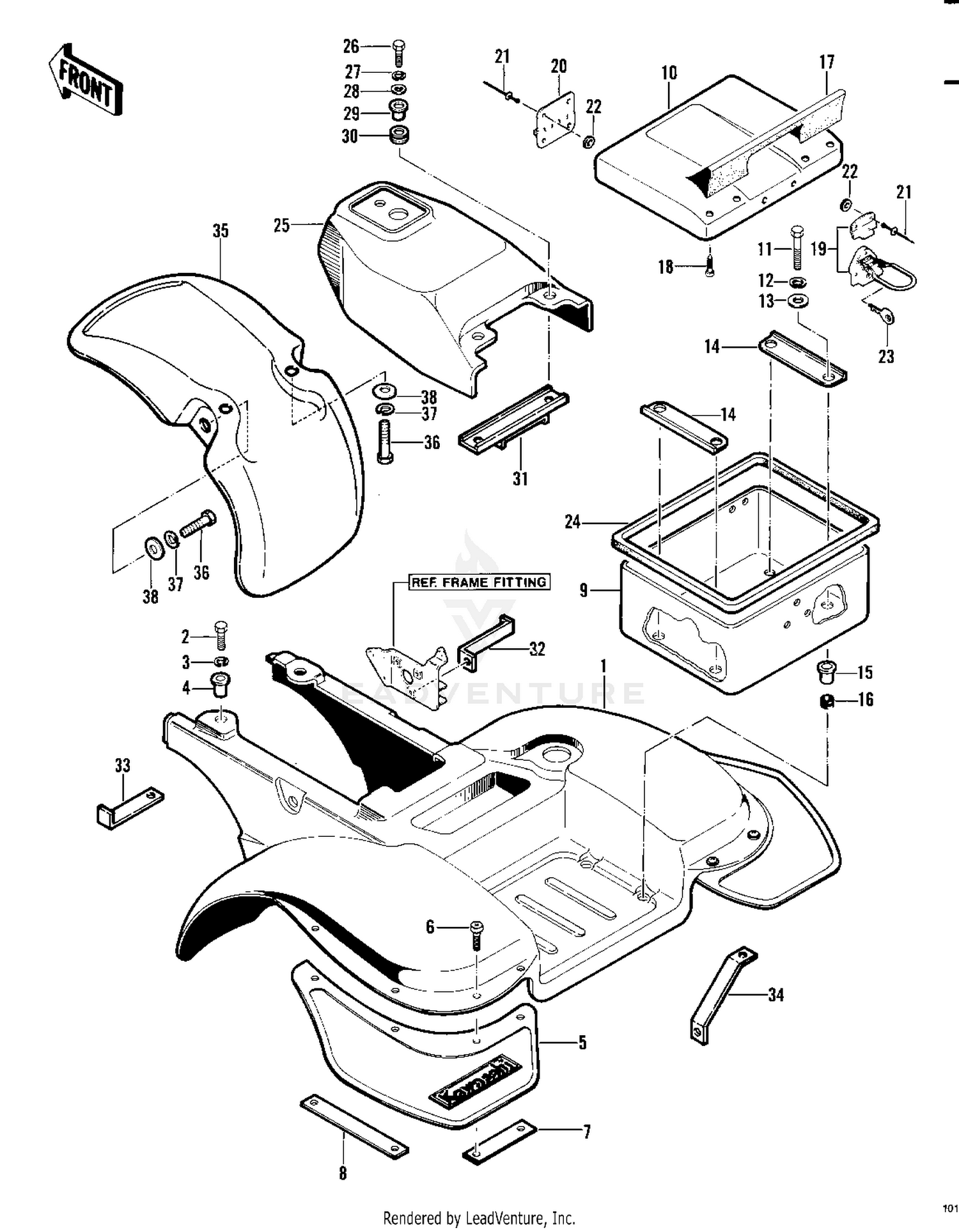 FENDERS/COVER/TRUNK ('82 A1)