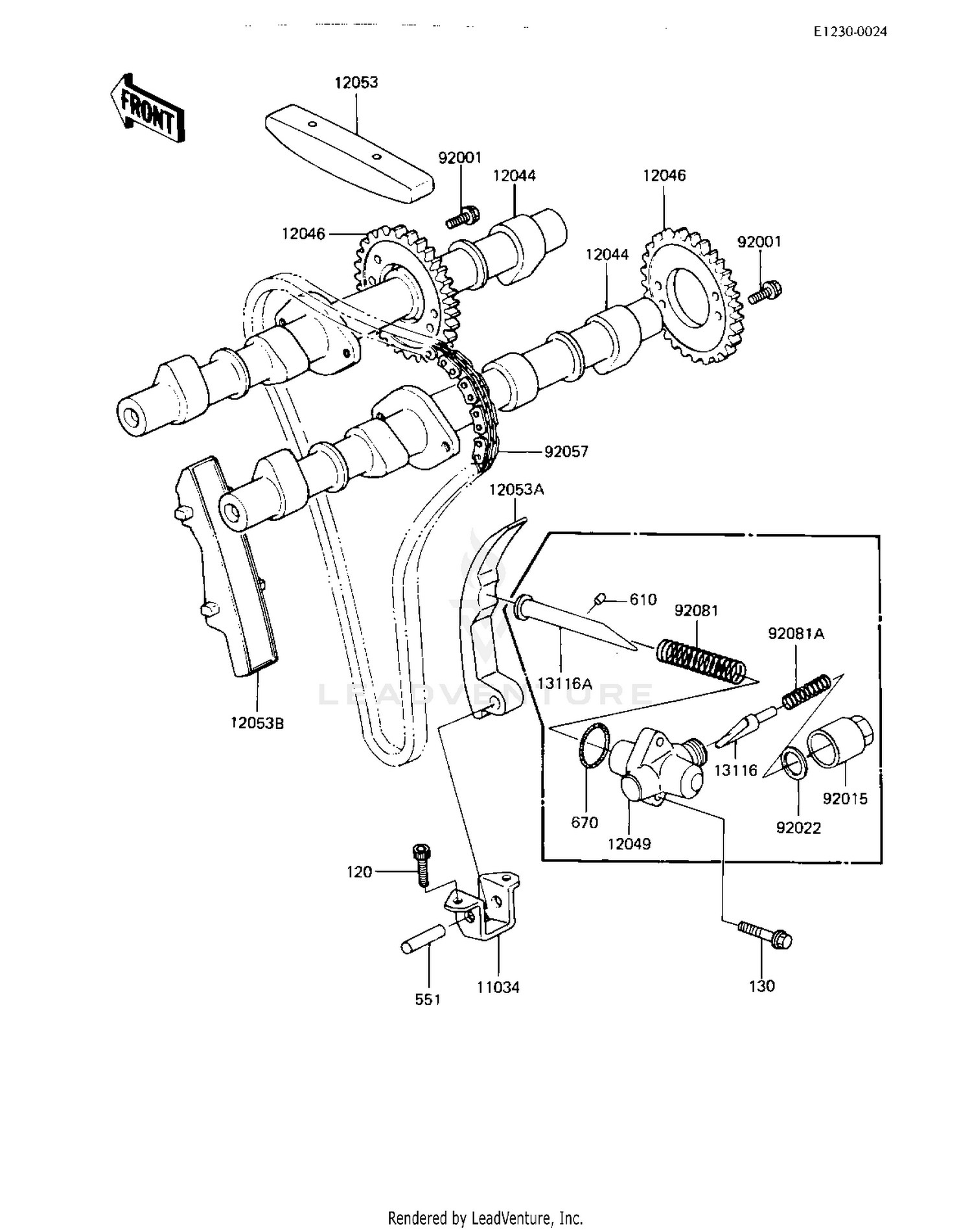 CAMSHAFTS/CHAIN/TENSIONER
