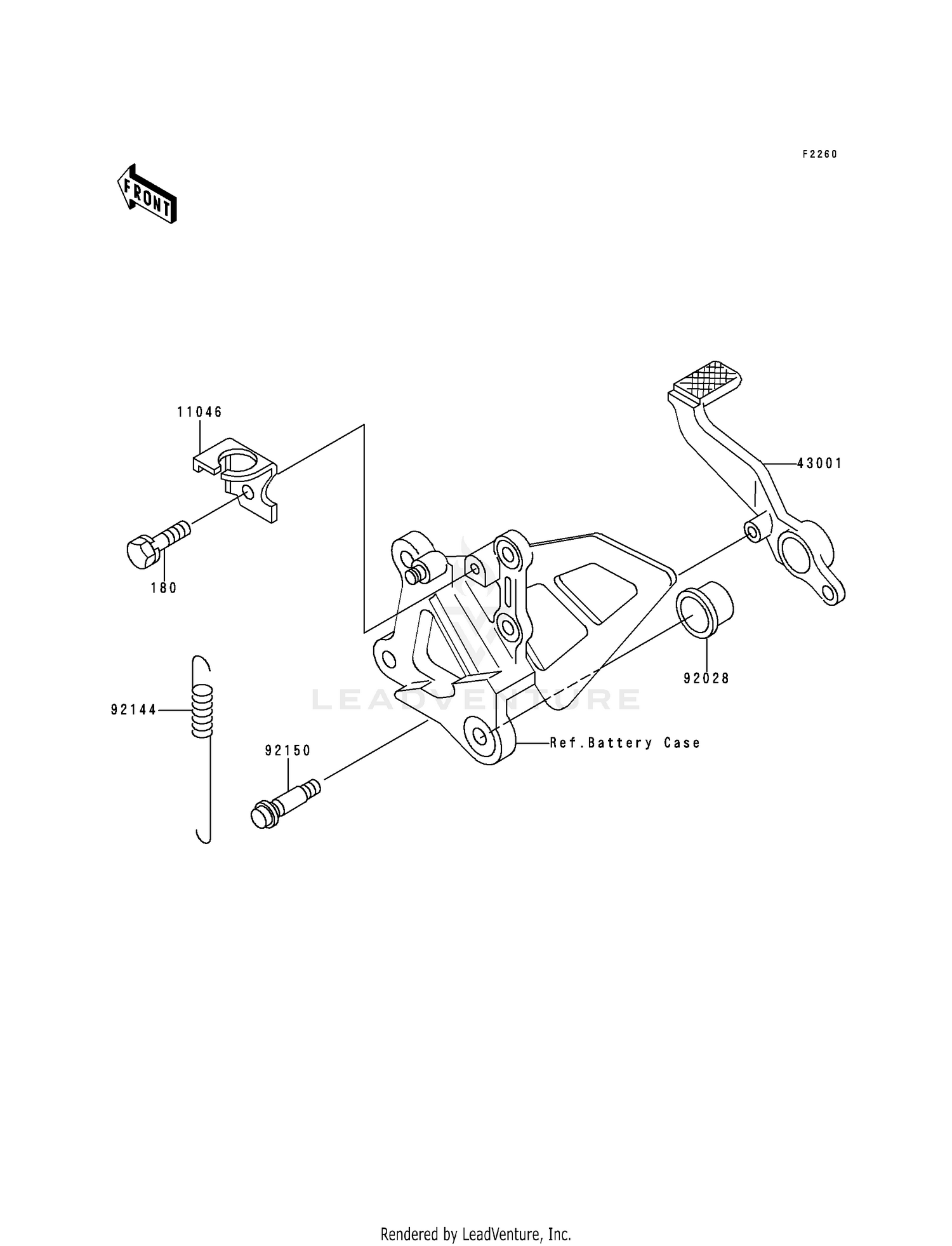BRAKE PEDAL/TORQUE LINK