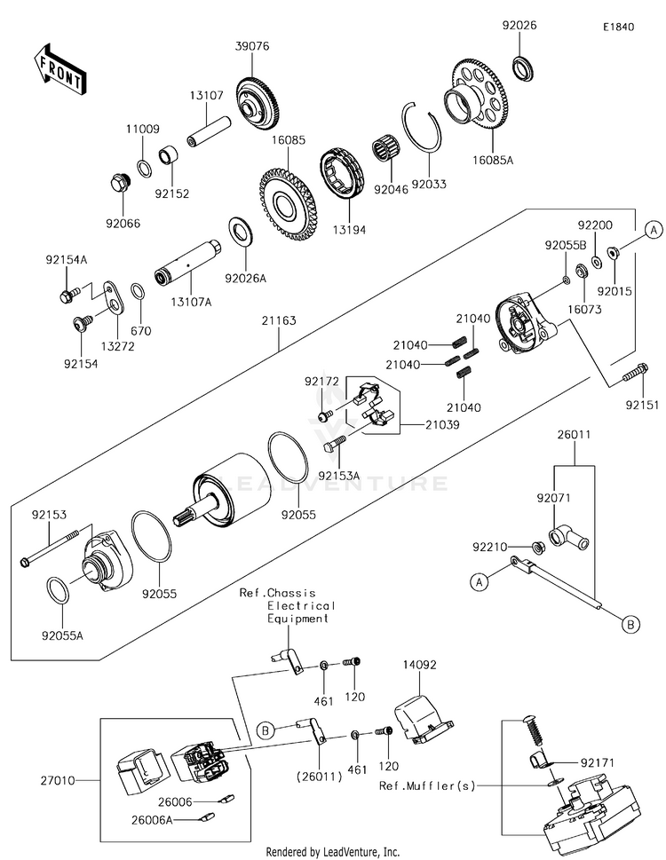 Starter Motor Schematic