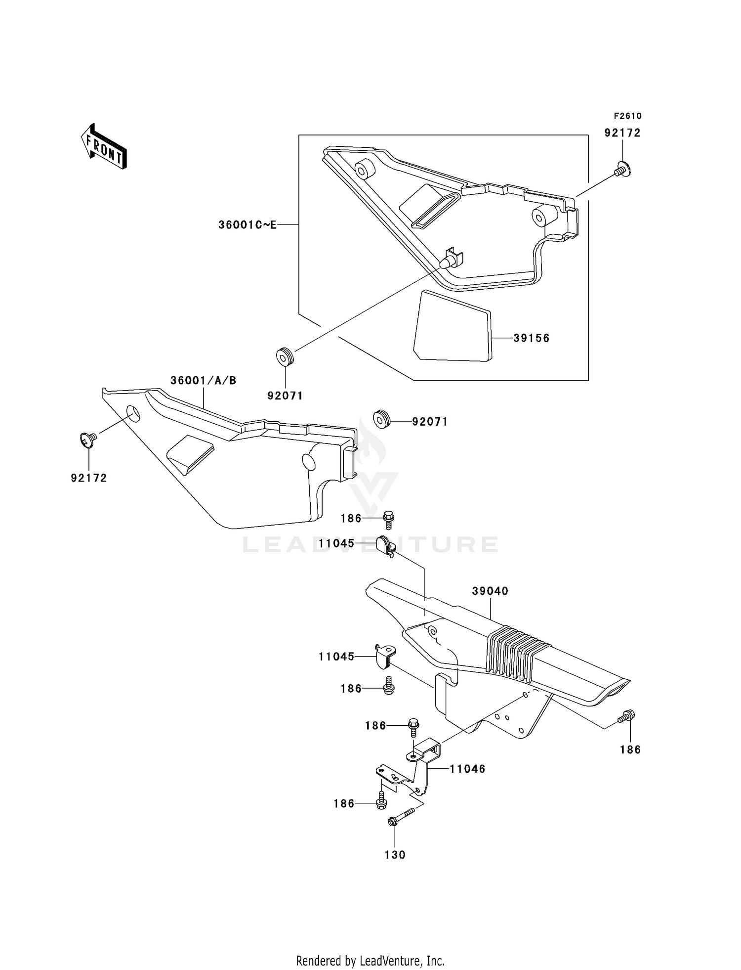 SIDE COVERS/CHAIN COVER