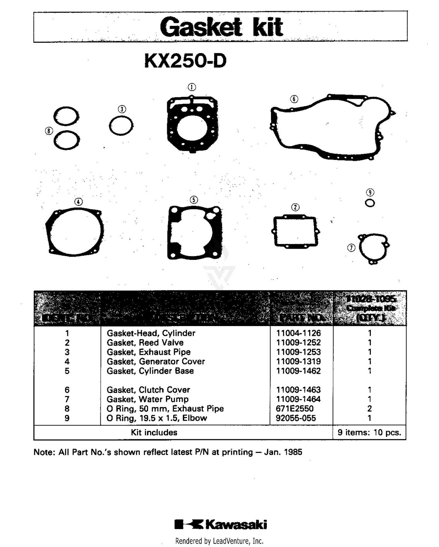 Assembly diagram