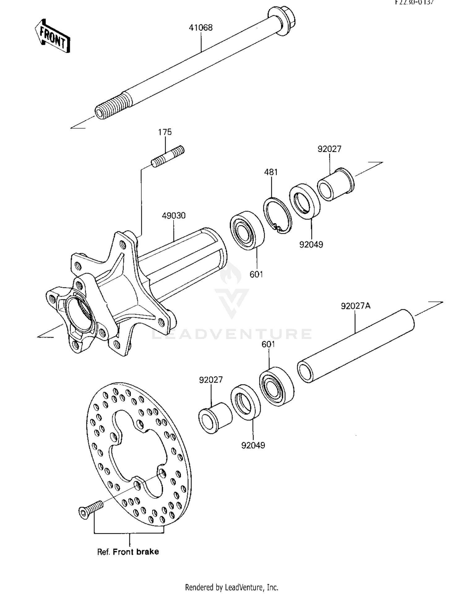 FRONT HUB