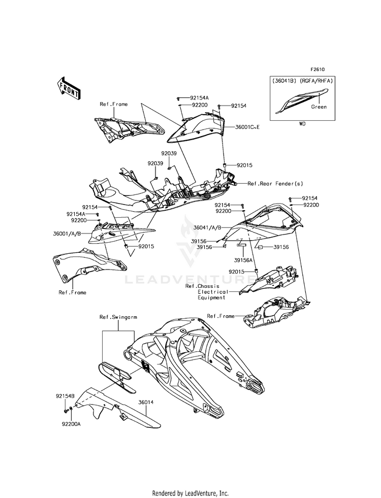 Side Covers/Chain Cover Schematic