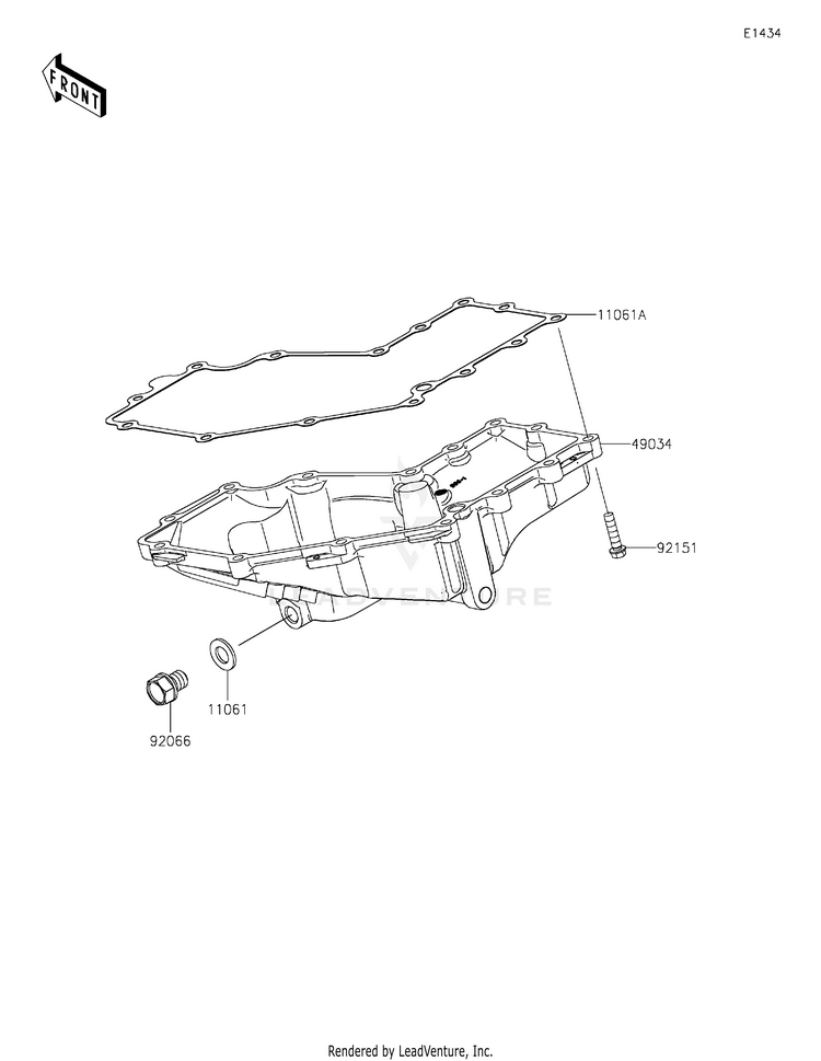 Oil Pan Schematic