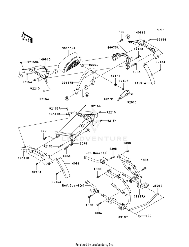 Saddlebags (Side Bag Bracket) Schematic