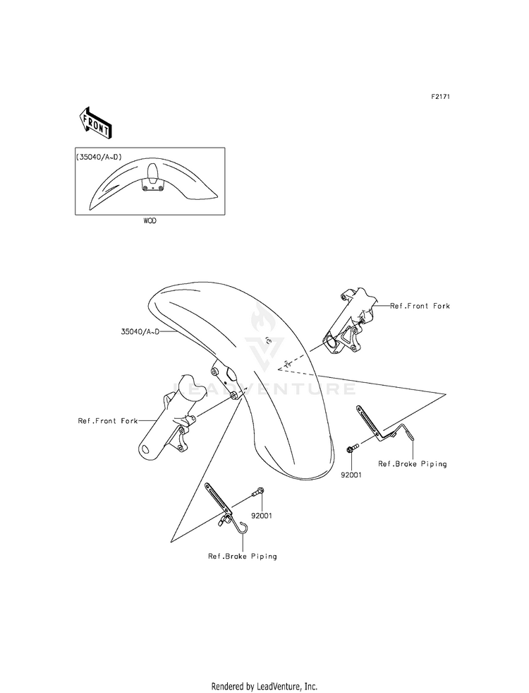 Front Fender(S) Schematic