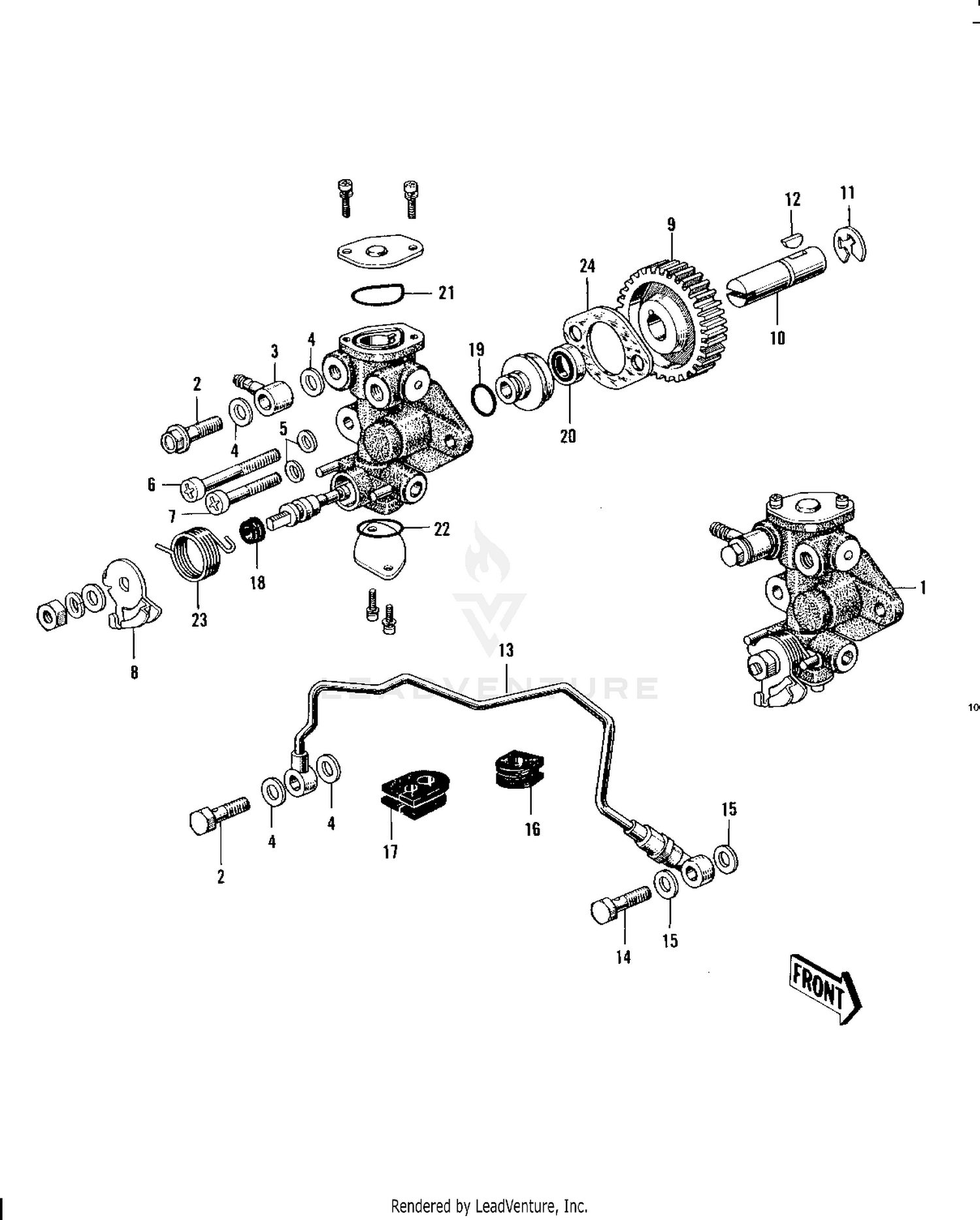 OIL PUMP ('70-'73)