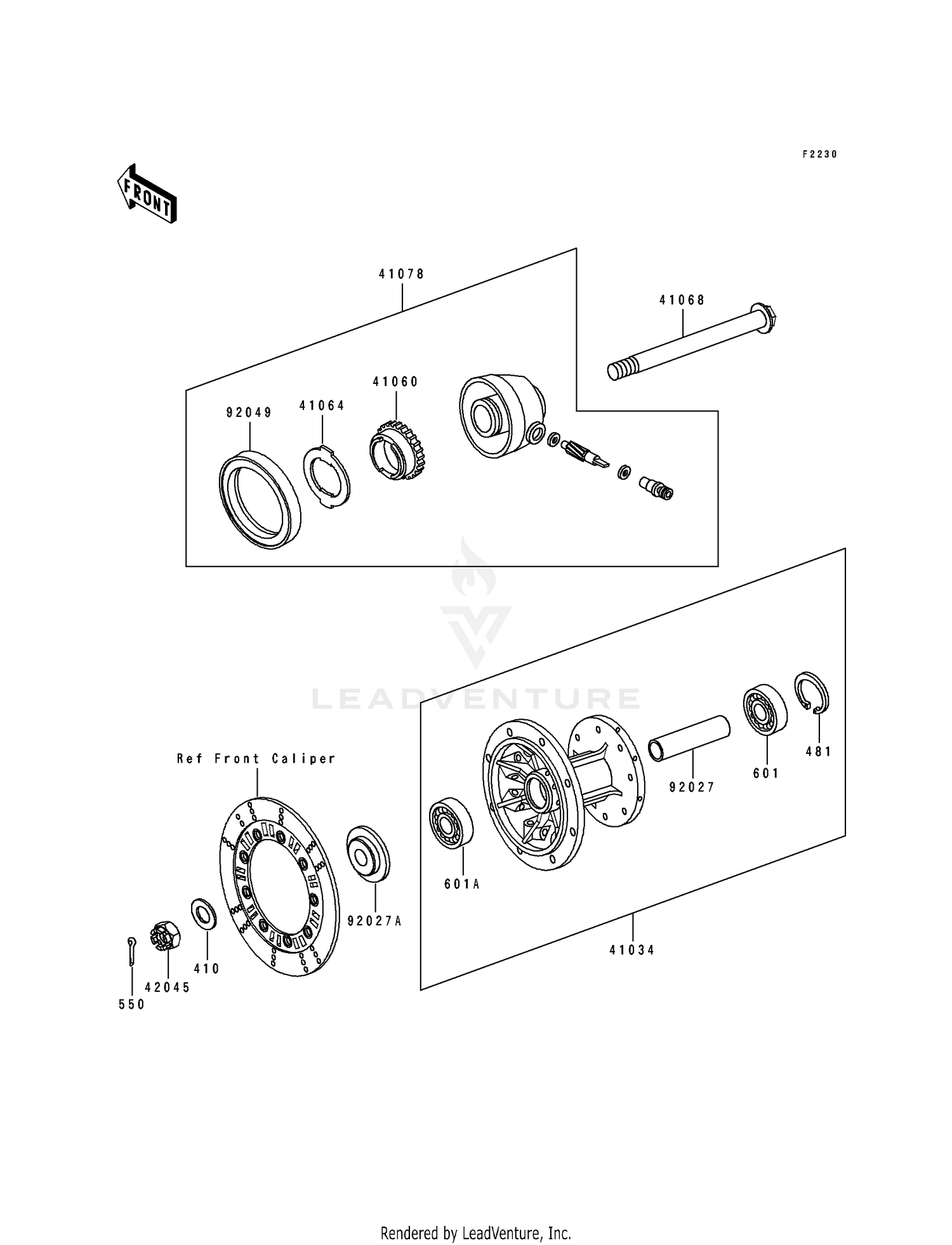 FRONT HUB