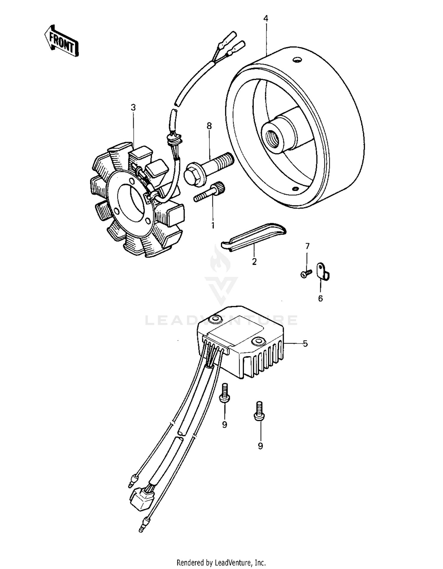 GENERATOR/REGULATOR ('80 A1)