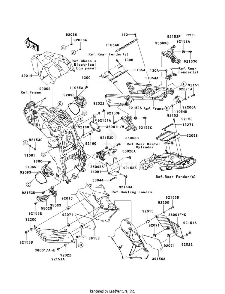 Frame Fittings Schematic