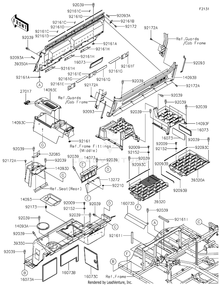 Frame Fittings(Rear) Schematic
