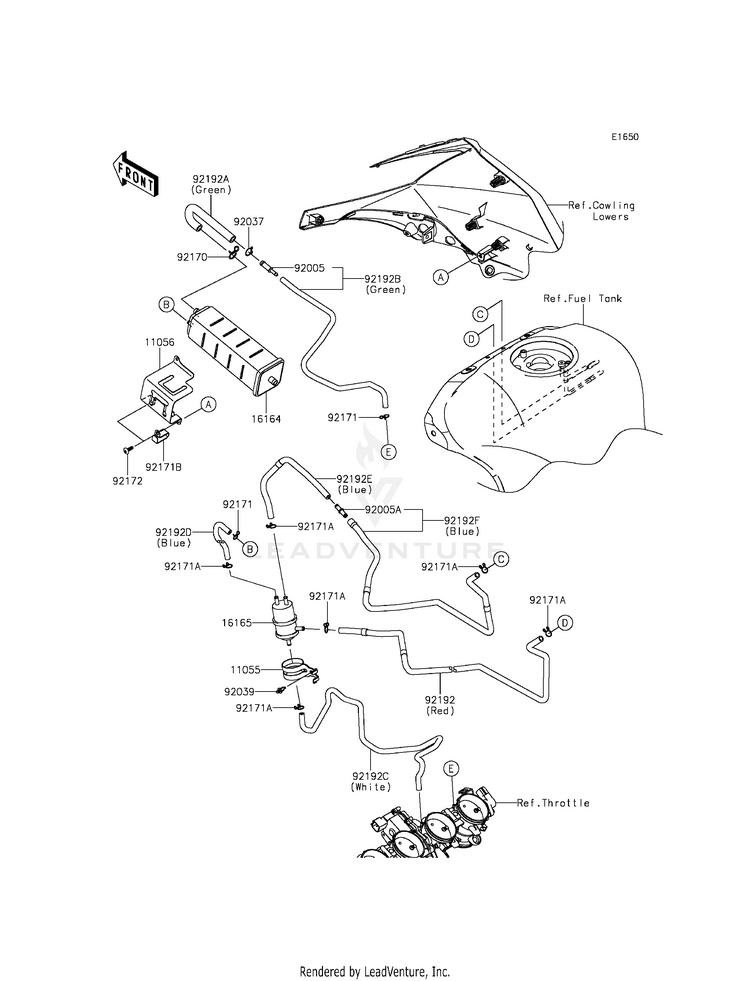 Fuel Evaporative System (Ca) Schematic