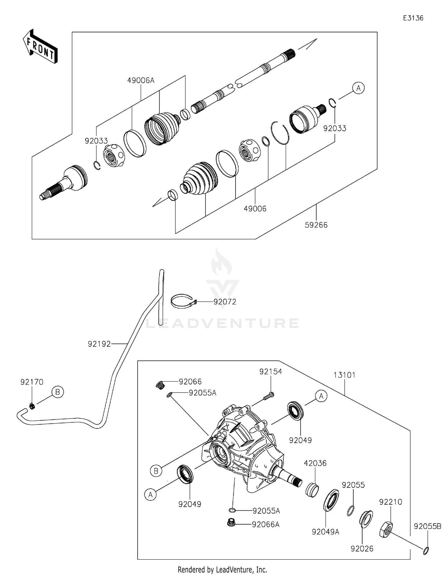 Drive Shaft-Front