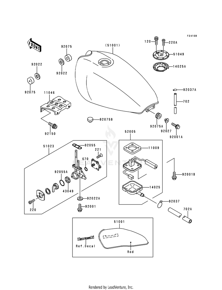 Fuel Tank (Zr550-B4) Schematic