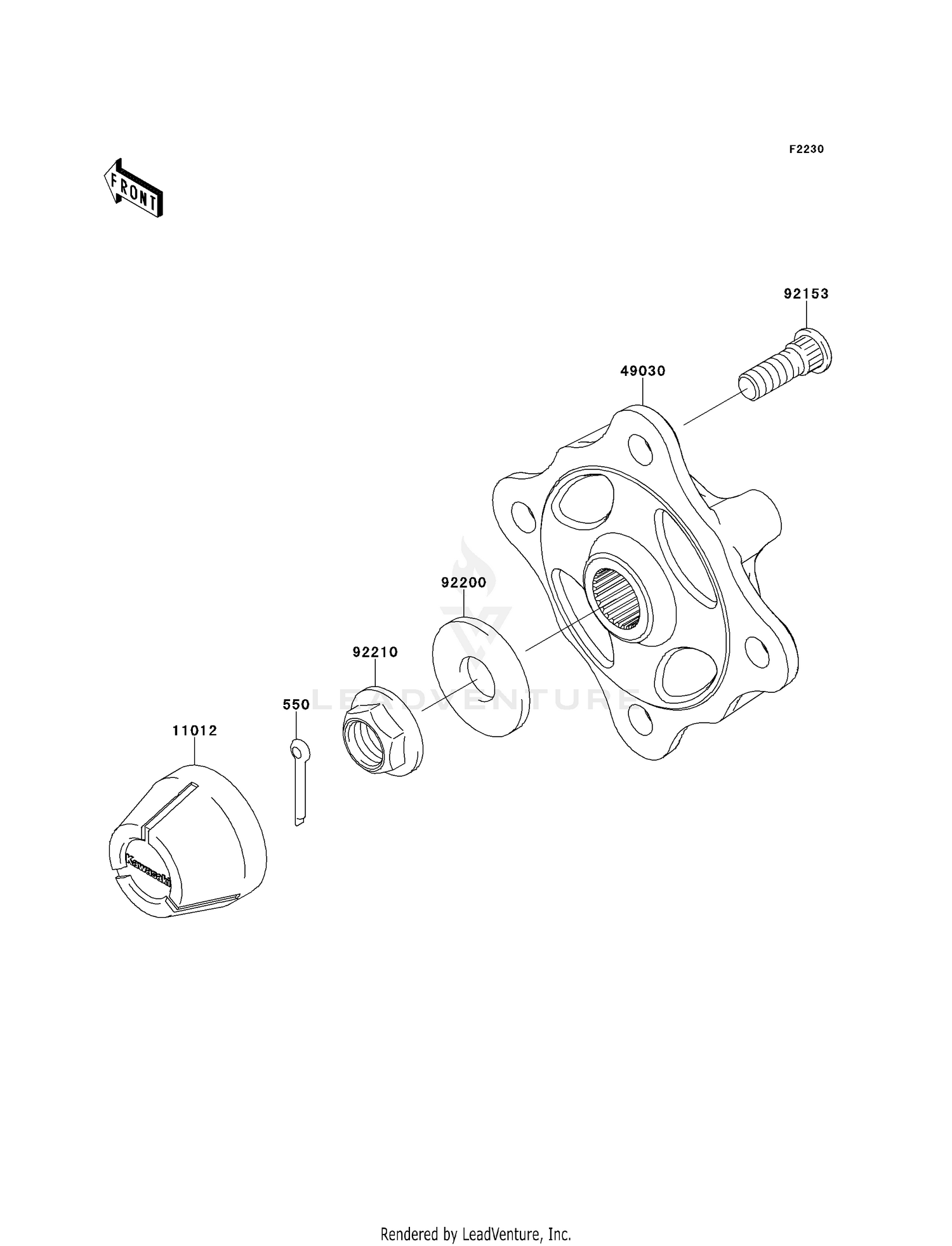 FRONT HUBS/BRAKES
